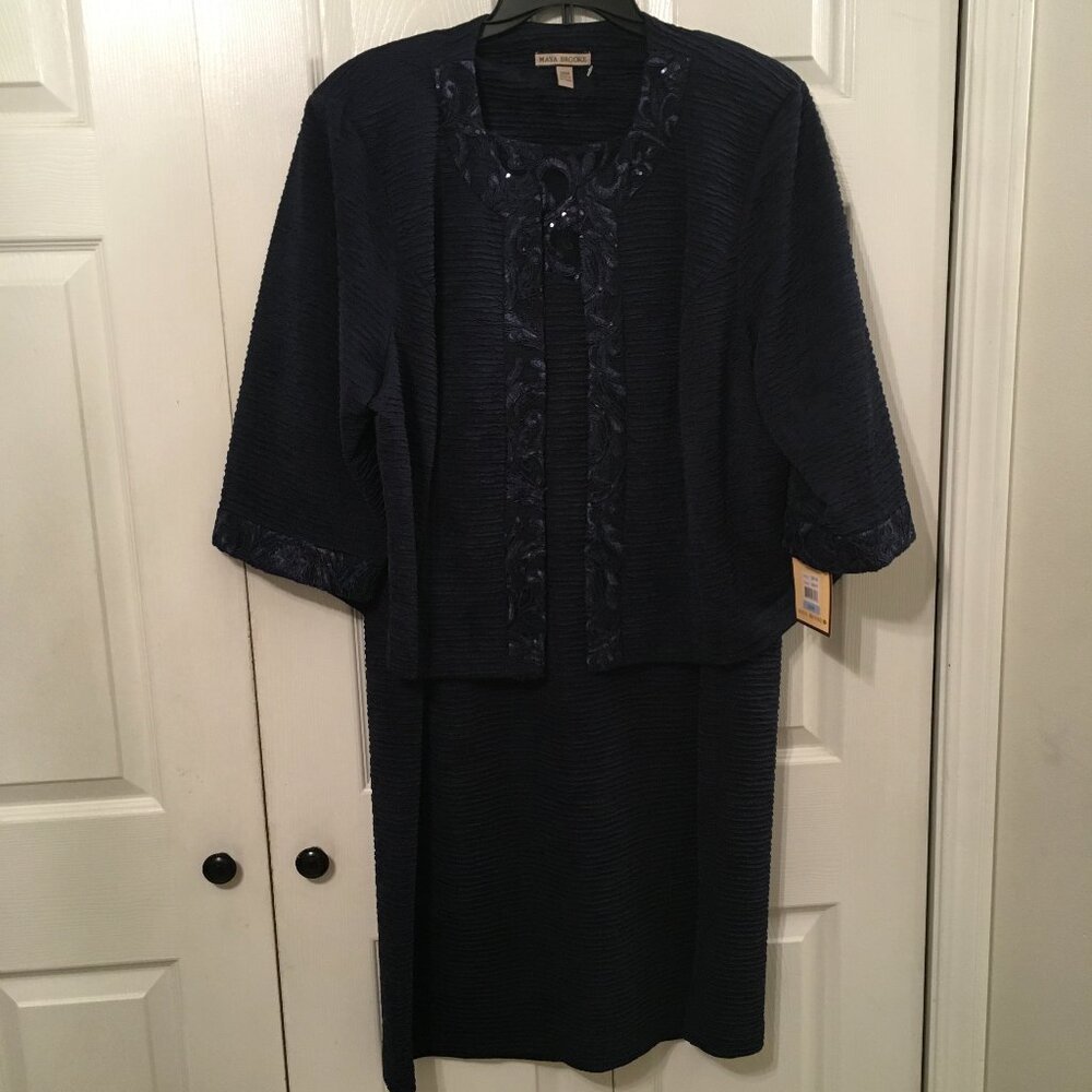 Maya Brooke 2-Piece Dress With Jacket